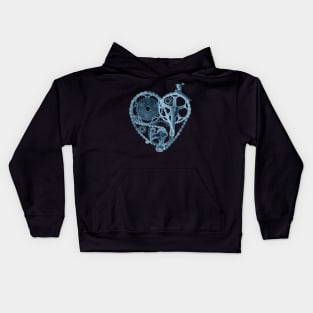 Bike Lover Heart x-ray Kids Hoodie